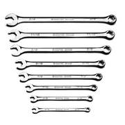 Capri Tools WaveDrive Pro Combination Wrench Set, Reg/Rounded Bolts, SAE, 8 pcs CP11750-8SPK